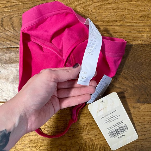 Fabletics Bralette - Hot Pink NWT XS - Picture 2 of 2